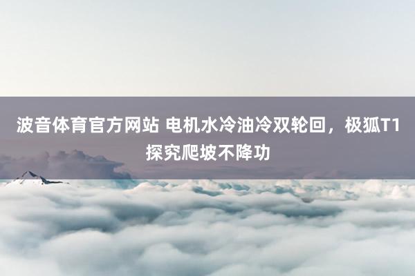 波音体育官方网站 电机水冷油冷双轮回，极狐T1探究爬坡不降功